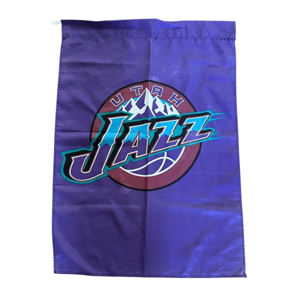 Utah Jazz NBA Basketball Purple Logo Garden Yard House Flag Sporty Fan READ